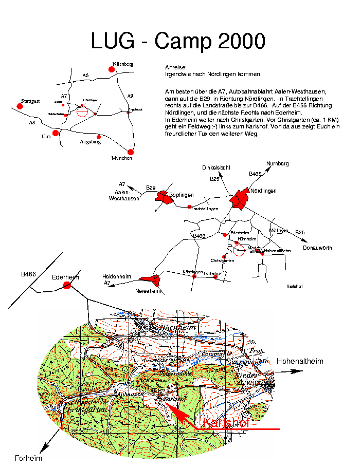 Wegbeschreibung zum Karlshof